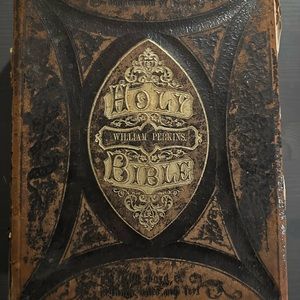 1872 bible in less than perfect condition. This Bible shows 150 years of wear